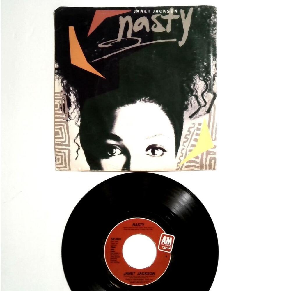 Janet Jackson - Nasty /You'll Never Fine - 80s Dance Pop 7" Vinyl 45 Pic Sleeve